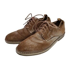 Steve‎ Madden Stannis Brushed Suede Leather Oxford Men's 10 Tan
